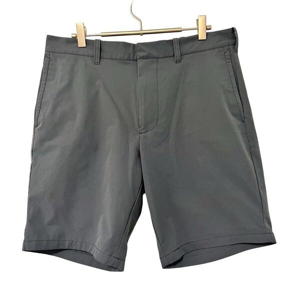J Crew Men's Flex Tech Chino 9" Shorts Size 32 Gray Golf Lightweight UPF - Picture 1 of 6